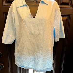 Women's baby blue top size small